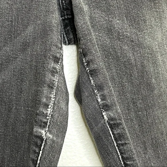 Gap 1969 Mid Rise Legging Jean Jegging Distressed Charcoal 32 / 14 - Picture 7 of 12